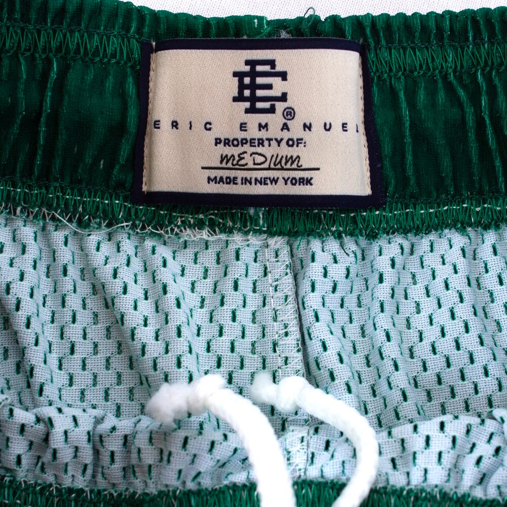 Ducks Spirit, Eric Emanuel, Green, Shorts, Polyester, Men, Eric Emanuel, Heavy Mesh, 40's style, 949798